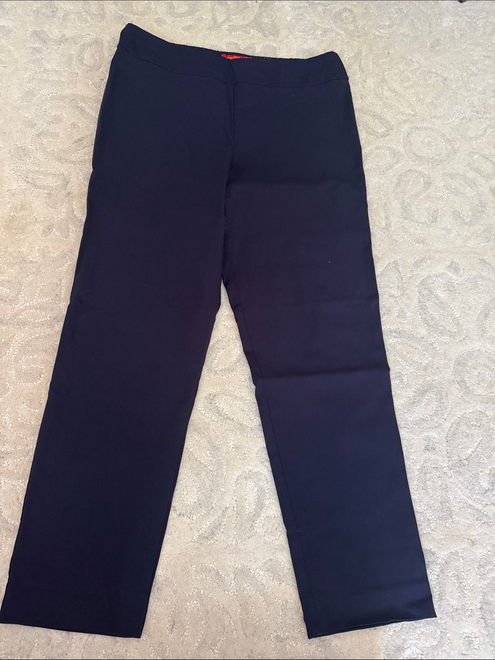 Classic Straight-Leg Pants in Navy
